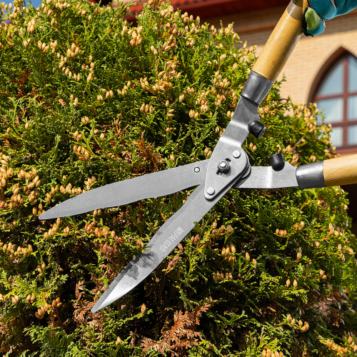 Кусторез, 520 мм, волнистые лезвия, деревянные рукоятки, Palisad по ценам производителя в Краснодаре с доставкой по всей России