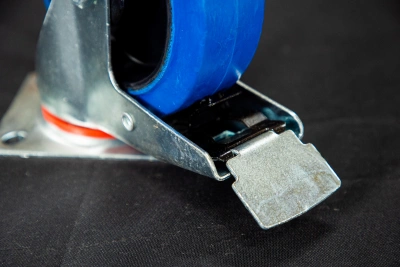 Колесо поворотное резина SRCLb 63 160 мм с тормозом (F) по ценам производителя в Краснодаре с доставкой по всей России