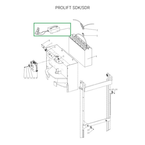 Зарядное устройство для штабелеров SDR 1536/1545S/1645/1656/2036/2045, SDK по ценам производителя в Краснодаре с доставкой по всей России