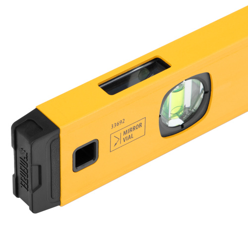 Уровень алюминиевый, магнит, фрезерованный, 3 глазка (1 зеркал.) 0,5 мм/м, 800 мм Denzel по ценам производителя в Краснодаре с доставкой по всей России