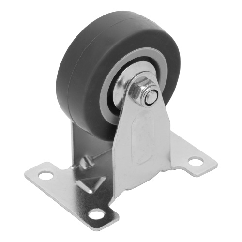 Колесо неповоротное D 50 мм, крепление  платформенное Сибртех по ценам производителя в Краснодаре с доставкой по всей России