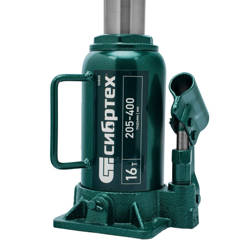 Домкрат гидравлический бутылочный, 16 т, 205-400 мм Сибртех по ценам производителя в Краснодаре с доставкой по всей России