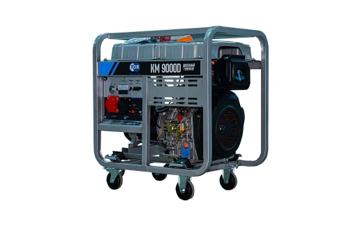 Генератор дизельный 9,0 кВт 380В/3 кВт 220В 20 л с электростартером TOR KM9000D по ценам производителя в Краснодаре с доставкой по всей России