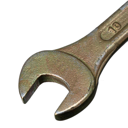 Ключ рожковый, 8 х 10 мм, желтый цинк Сибртех по ценам производителя в Краснодаре с доставкой по всей России