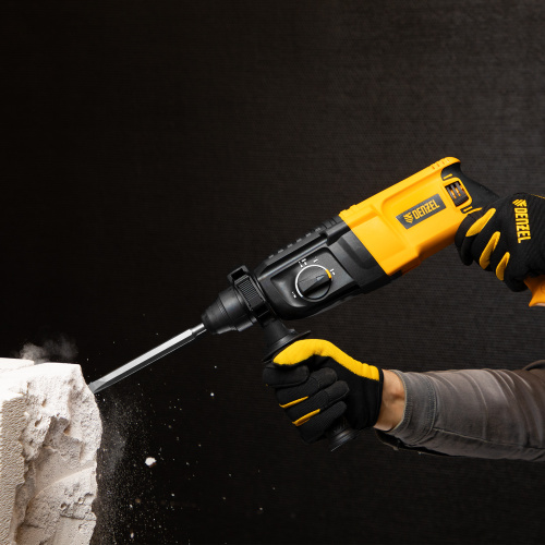 Перфоратор электрический RHH-800-26, SDS-plus, 800 Вт, 3 Дж, 3 плюс 1 реж. Denzel по ценам производителя в Краснодаре с доставкой по всей России