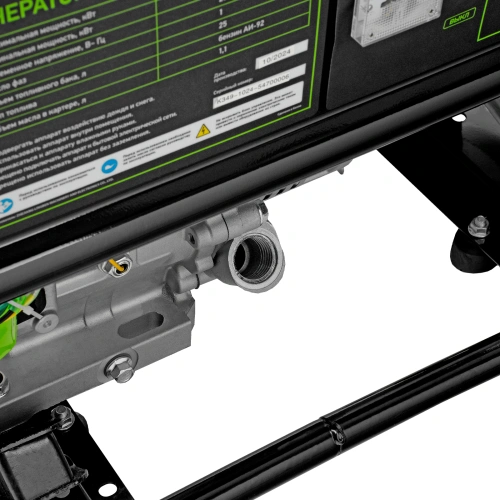 Генератор бензиновый БС-8000, 6,6 кВт, 230В, четырехтактный, 25 л, ручной стартер Сибртех по ценам производителя в Краснодаре с доставкой по всей России