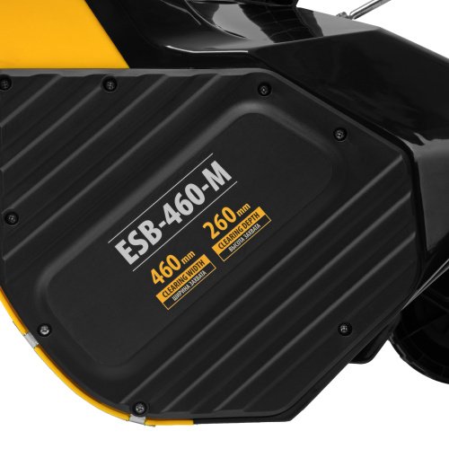 Электрическая снегоуборочная машина ESB-460-M, 1.8 кВт, металлический шнек, LED фара Denzel по ценам производителя в Краснодаре с доставкой по всей России