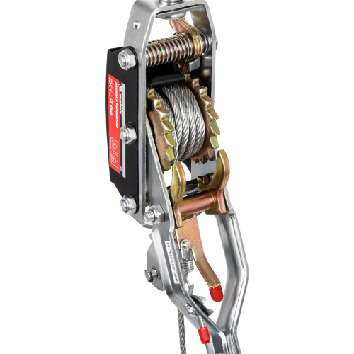 Лебедка рычажная, тяга 4 т, подъем 1.6 т, двойное храповое колесо Matrix по ценам производителя в Краснодаре с доставкой по всей России