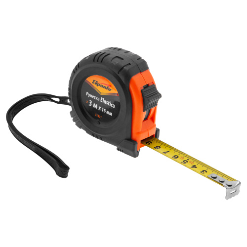 Рулетка Elastica,3 м х 16 мм,обрезиненный корпус Sparta по ценам производителя в Краснодаре с доставкой по всей России