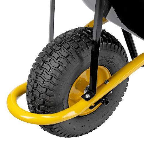 Тачка строительная, усиленная, объем 130 л, 230 кг, колесо 15х6.00-6 Denzel по ценам производителя в Краснодаре с доставкой по всей России