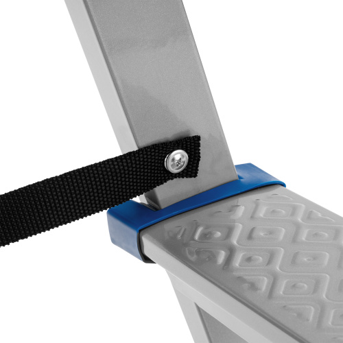 Стремянка двухсторонняя 3 ступени, сталь профиль, стальные ступени, Сибртех по ценам производителя в Краснодаре с доставкой по всей России