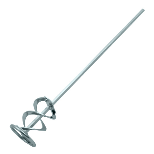 Миксер для красок и штукатурных смесей, 60 х 400 мм, оцинкованный, шестигранный хвостовик 8 мм Denzel по ценам производителя в Краснодаре с доставкой по всей России