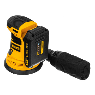 Машина шлифовальная эксцентриковая аккумуляторная COS-125, 18В Li-Ion Denzel по ценам производителя в Краснодаре с доставкой по всей России