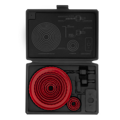 Набор кольцевых пил по дереву, 19-127 мм, 12 предметов Matrix по ценам производителя в Краснодаре с доставкой по всей России