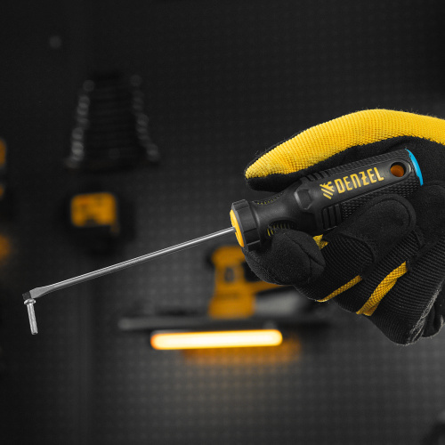 Отвертка, SL3х100 мм, S2, 3к рукоятка Denzel по ценам производителя в Краснодаре с доставкой по всей России