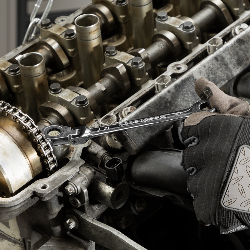 Набор ключей комбинированных, трещоточных шарнирных 13 шт. Matrix по ценам производителя в Краснодаре с доставкой по всей России