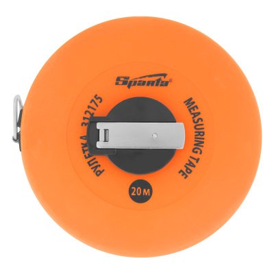 Рулетка геодезическая, 20 м х 12,5 мм, лента ПВХ, закрытый круглый корпус Sparta по ценам производителя в Краснодаре с доставкой по всей России