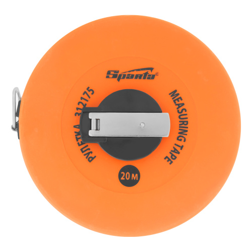 Рулетка геодезическая, 20 м х 12,5 мм, лента ПВХ, закрытый круглый корпус Sparta по ценам производителя в Краснодаре с доставкой по всей России