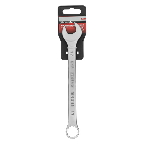 Ключ комбинированный, 17 мм, CrV, матовый хром Matrix по ценам производителя в Краснодаре с доставкой по всей России