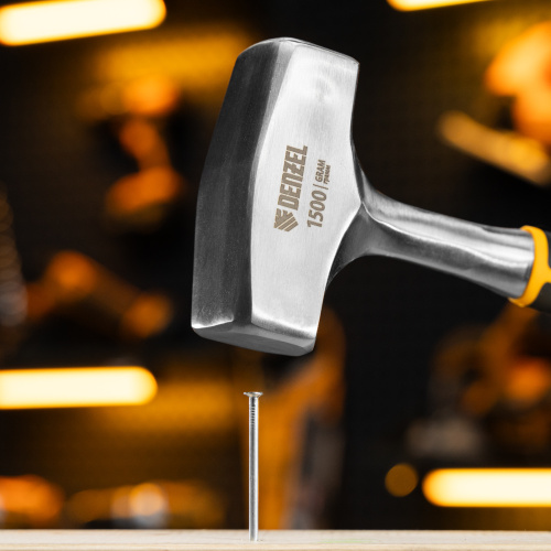 Кувалда 1,5 кг, цельнометаллическая, двухкомпонентная рукоятка Denzel по ценам производителя в Краснодаре с доставкой по всей России