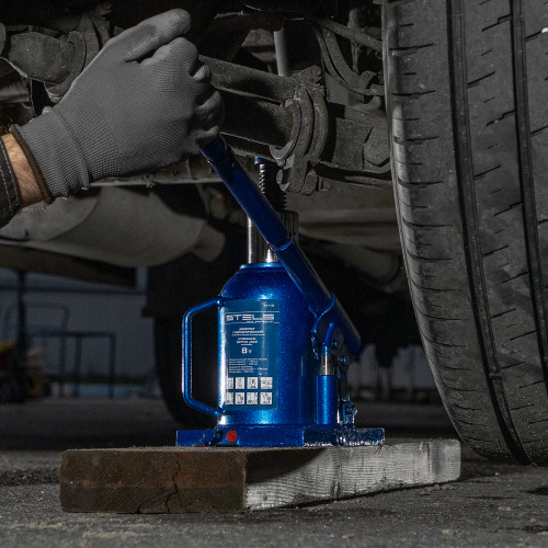 Домкрат гидравлический бутылочный телескопический, 8 т, H подъема 170-430 мм Stels по ценам производителя в Краснодаре с доставкой по всей России