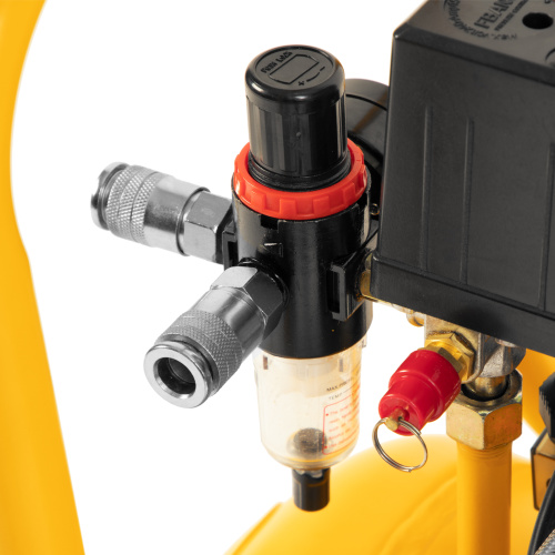 Компрессор безмасляный, малошумный DLS 1500/50, 1500 ВТ, 2x750, 50 л, 260 л/мин Denzel по ценам производителя в Краснодаре с доставкой по всей России