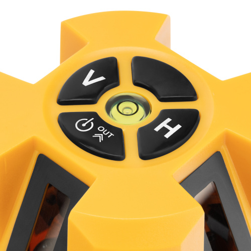 Лазерный уровень LX3, 10 м, ± 0,3 мм/1 м, 635 нм, 4 вертикальных, 1 горизонтальная плоскости, резьба 5/8" Denzel по ценам производителя в Краснодаре с доставкой по всей России