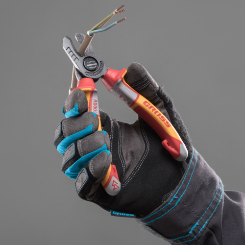 Кабелерез, диэлектрические рукоятки до 1000 В, трехкомпонентные рукоятки, 160 мм Gross по ценам производителя в Краснодаре с доставкой по всей России