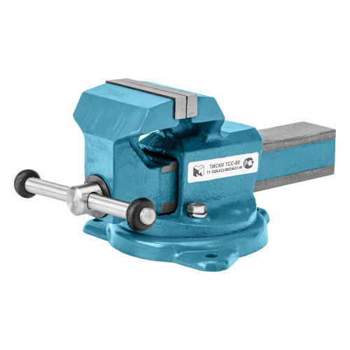 Тиски слесарные, 80 мм, поворотные (Глазов) по ценам производителя в Краснодаре с доставкой по всей России