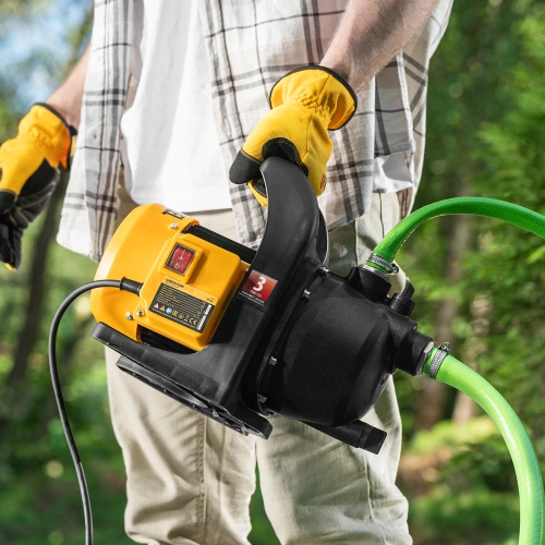 Садовый поверхностный насос GPL600, 600 Вт, 3000 л/ч, подъем 35 м, пластик Denzel по ценам производителя в Краснодаре с доставкой по всей России