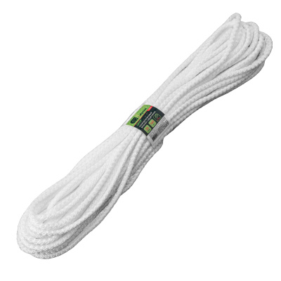Шнур вязаный полипропиленовый с серд. белый, 7 мм, L 20 м, Сибртех по ценам производителя в Краснодаре с доставкой по всей России