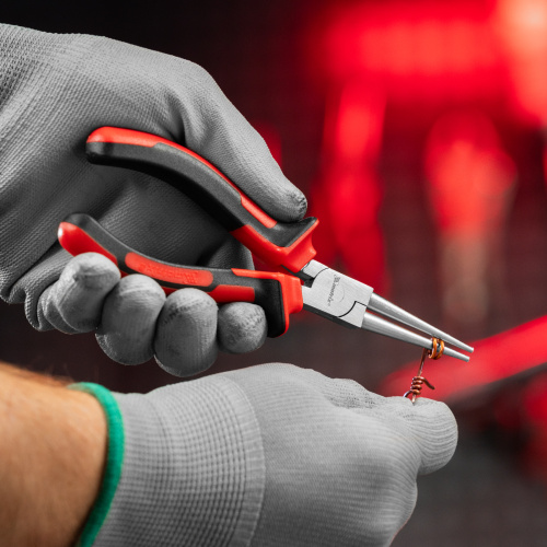 Круглогубцы Nickel, 160 мм, никелированные, двухкомпонентные рукоятки Matrix по ценам производителя в Краснодаре с доставкой по всей России