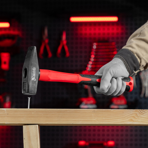 Молоток слесарный optimal, 800 г, фибергласовая обрезиненная рукоятка, квадратный боек Matrix по ценам производителя в Краснодаре с доставкой по всей России