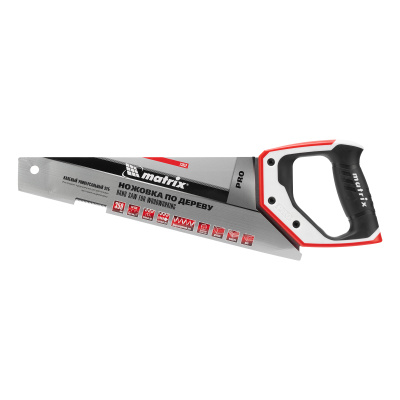 Ножовка по дереву для точных пильных работ, 350 мм, каленый зуб 3D, 14 TPI, трехкомпонентная рукоятка, Pro Matrix по ценам производителя в Краснодаре с доставкой по всей России