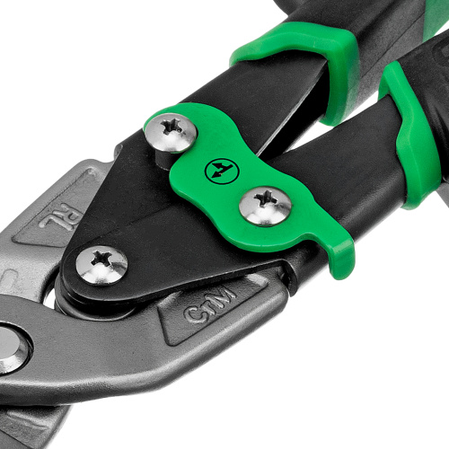 Ножницы по металлу "Piranha", 270 мм, прямой и правый проходной рез, сталь СrMo, двухкомпонентные рукоятки Gross по ценам производителя в Краснодаре с доставкой по всей России