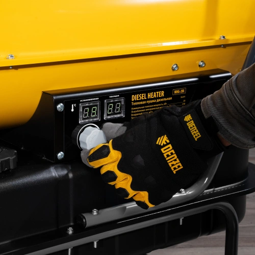 Дизельная тепловая пушка NHG-20i, 20 кВт, 600 м3/ч, непрямой нагрев, цифровой термостат Denzel по ценам производителя в Краснодаре с доставкой по всей России