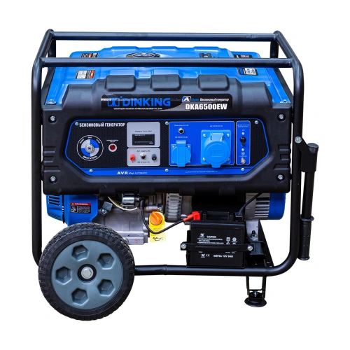 Генератор бензиновый Dinking DKA6500EW (6,5кВт, электростартер, 15лс, колёса) по ценам производителя в Краснодаре с доставкой по всей России
