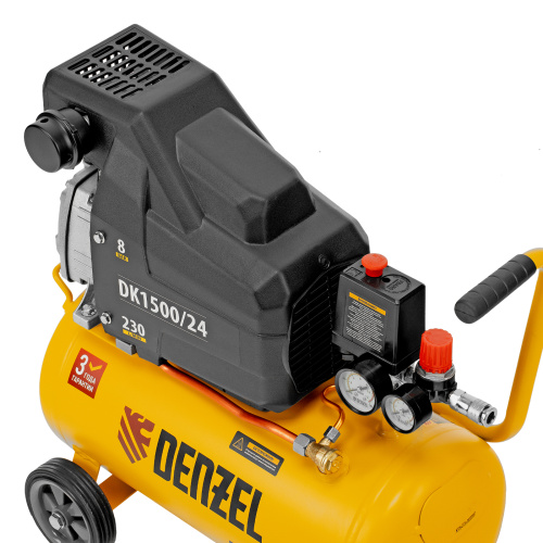 Компрессор воздушный DK1500/24, Х-PRO 1.5 кВт, 230 л/мин, 24 л Denzel по ценам производителя в Краснодаре с доставкой по всей России