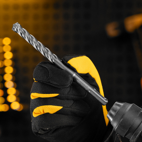 Бур по бетону, цельная крестовая пластина, 12x165 мм, SDS PLUS Denzel по ценам производителя в Краснодаре с доставкой по всей России