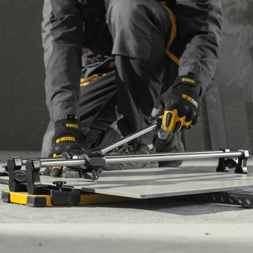 Плиткорез 600х14мм, цельнометал. напр., каретка на подш., стальная станина, рукоятка-пенал Denzel по ценам производителя в Краснодаре с доставкой по всей России