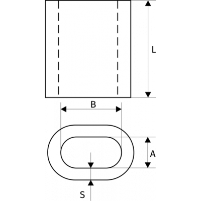 Втулка алюминиевая DIN 3093, D = 44 мм по ценам производителя в Краснодаре с доставкой по всей России
