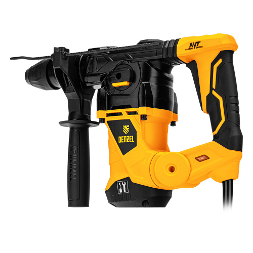 Перфоратор электрический RHV-1250-30, SDS-plus, 1250 Вт, 5 Дж, 3 плюс 1 режим Denzel по ценам производителя в Краснодаре с доставкой по всей России