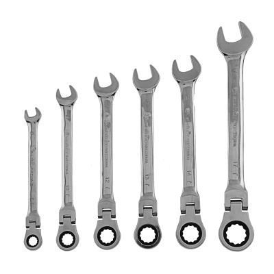 Набор ключей комбинированных, трещеточных шарнирных 6 шт Matrix по ценам производителя в Краснодаре с доставкой по всей России