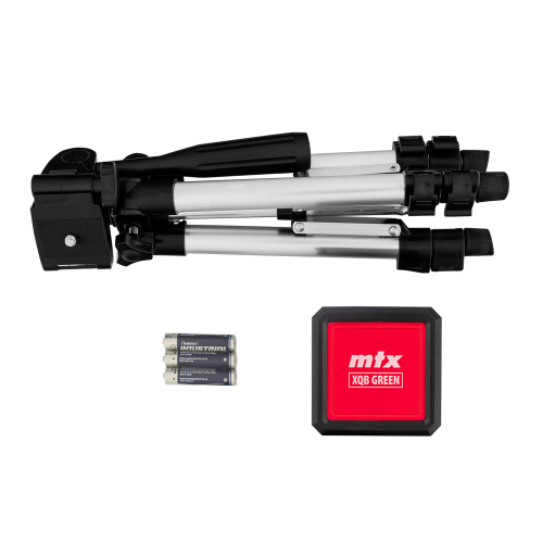 Лазерный уровень XQB GREEN Pro SET, 20 м, зеленый луч, батарейки, штатив MTX по ценам производителя в Краснодаре с доставкой по всей России