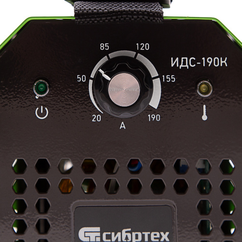 Инверторный аппарат дуговой сварки ИДС-190K, 190 А, ПВ 80%, диаметр электрода 1,6-4 мм Сибртех по ценам производителя в Краснодаре с доставкой по всей России