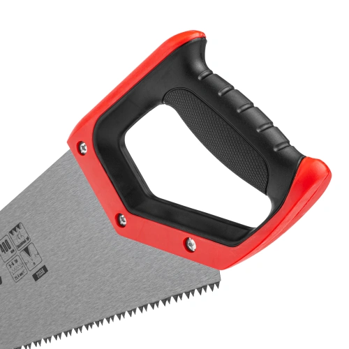 Ножовка по дереву, 400 мм, зуб 2D, каленый крупный зуб 5-6 TPI, двухкомпонентная рукоятка Matrix по ценам производителя в Краснодаре с доставкой по всей России