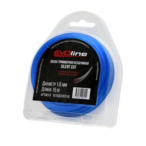 Леска (корд) триммерная EVOline SILENT CUT (1.6 мм, 15 метров) по ценам производителя в Краснодаре с доставкой по всей России