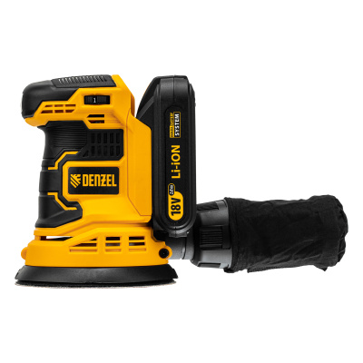 Машина шлифовальная эксцентриковая аккумуляторная COS-125, 18В Li-Ion Denzel по ценам производителя в Краснодаре с доставкой по всей России