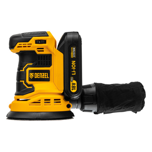 Машина шлифовальная эксцентриковая аккумуляторная COS-125, 18В Li-Ion Denzel по ценам производителя в Краснодаре с доставкой по всей России