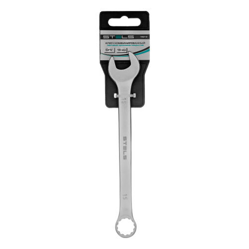Ключ комбинированный, 15 мм, CrV, матовый хром Stels по ценам производителя в Краснодаре с доставкой по всей России